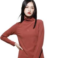GONIDAL 冠得 女士烟囱领打底衫 G06 红妃色