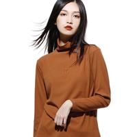 GONIDAL 冠得 女士烟囱领打底衫 G06 焦糖色