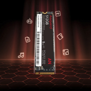 Asgard 阿斯加特 AN系列 NVMe M.2 固态硬盘（PCI-E3.0）