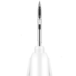 OASO 優尚 鋼筆 透明 0.38mm 禮盒裝+加墨器黑色墨水