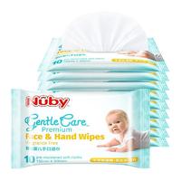Nuby 努比 婴儿手口湿巾 10抽*10包