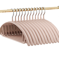 越图 无痕浸胶衣架 30只 芝士杏