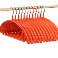 越图 无痕浸胶衣架 10只 季风橙