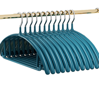 越图 无痕浸胶衣架 30只 墨蓝蒂
