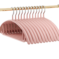 越图 无痕浸胶衣架 30只 慕斯粉