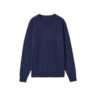 MUJI 無印良品 男士圆领羊毛衫 M9AA020