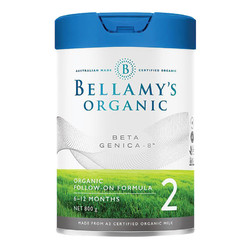 BELLAMY'S 贝拉米 白金版有机奶粉 2段 800g*2罐