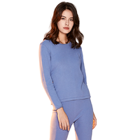 YOUR SUN 宜而爽 女士秋衣秋裤套装 G176/57N 纯净蓝 XL