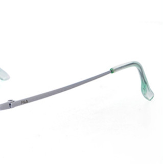 FILA 斐乐 FL739 银色钛架板材眼镜框+1.56折射率 防蓝光镜片