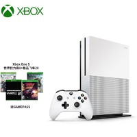 微软（Microsoft）Xbox One S/X 1TB家用游戏机 4K游戏机国行Xbox One S【世界拉力赛8+极品飞车20】豪华版套装