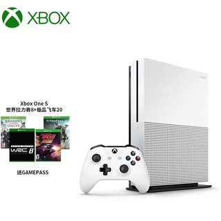 微软（Microsoft）Xbox One S/X 1TB家用游戏机 4K游戏机国行Xbox One S【世界拉力赛8+极品飞车20】豪华版套装
