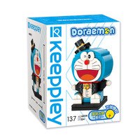 keeppley 奇妙积木 哆啦A梦系列 A0114 哆啦A梦-英伦款