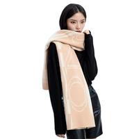 LENGKEORL 凌克 女士羊毛围巾 L324104122 琥珀粉 50*210cm