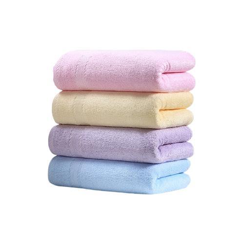 竹之锦 M-023 毛巾套装 4条装 34*76cm 90g 粉色+黄色+蓝色+紫色