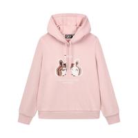 FILA 斐乐 Heritage 女子运动卫衣 F11W048219F-LP 粉色 M