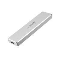 ORICO 奥睿科 M.2硬盘盒 USB 3.1 Type-C PVM2-C3 金属银
