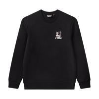 FILA 斐乐 男子运动卫衣 F11M048219F-BK 正黑色 L
