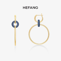 HEFANG Jewelry 何方珠宝 彩虹圈耳环 HFG145173