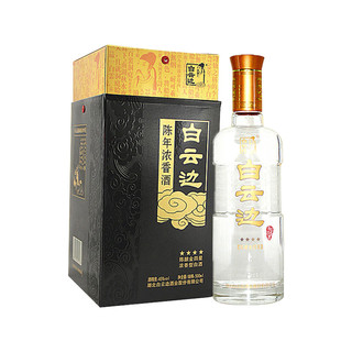 白云边 陈酿金四星45度白酒浓香型粮食白酒特价口粮酒500ML×1瓶