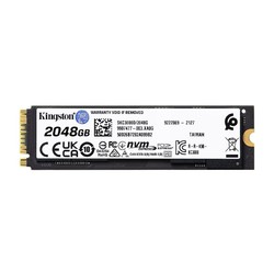 Kingston 金士顿 SSD固态硬盘PCle4.0×4 NVMe m.2固态硬盘台式机/笔记本 2048G即2TB   KC3000 旗舰款