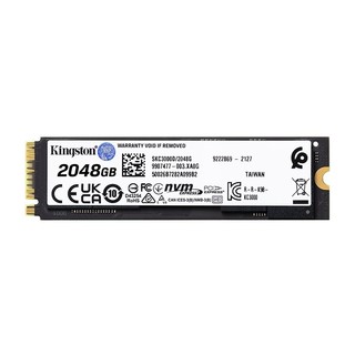 Kingston 金士顿 KC3000系列 NVMe M.2 固态硬盘 2TB (PCI-E4.0×4) SKC3000D/2048G