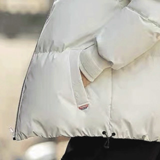 Nan ji ren 南极人 男女款立领短款羽绒服 DX91002 白色 XS