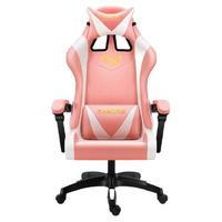 京屋 人体工学电脑椅 粉白 基础款