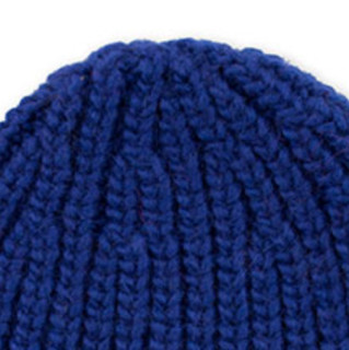 Tinycottons AW21 儿童圆顶针织帽 纯色款 群青色