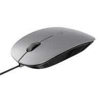 Niye 耐也 S500 有声版 有线鼠标 1200DPI 太空银