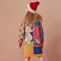 补贴购：MQD 马骑顿 女童冬季针织连衣裙
