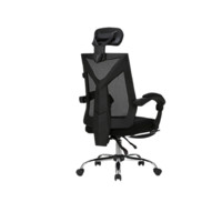 HBADA 黑白调 HDNY132 人体工学电脑椅 黑色 升级款