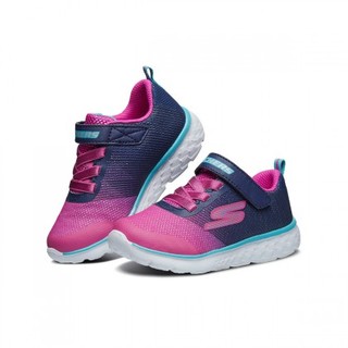 SKECHERS 斯凯奇 GO RUN系列 GO RUN 400 SPARKLE SPRINTERS 女童休闲运动鞋 81354N/NVPK 海军蓝色/粉红色 21码