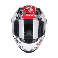 LS2 FF358 摩托车头盔 全盔 特白武士 XXL码