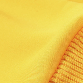 LVCHENG 绿橙 男女款圆领卫衣 黄色 XL