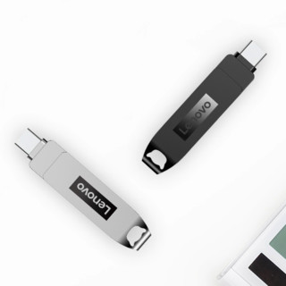 Lenovo 联想 小新 X3c Pro USB 3.1 U盘 金属银 32GB USB-A/Type-C双口