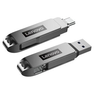 Lenovo 联想 小新 X3c Pro USB 3.1 U盘 金属银 32GB USB-A/Type-C双口
