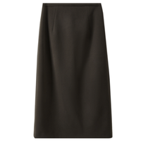 SENTUBILA 尚都比拉 女士中长款半身裙 114Q38480 砂岩褐 M