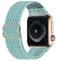 炫匠 Apple Watch1/2/3代 38mm表盘 尼龙编织表带 碧海色