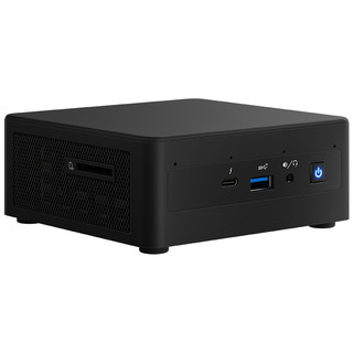 intel 英特尔 猎豹峡谷 NUC11PAHi3 十一代酷睿版 家用台式机 黑色 (酷睿i3-1115G4、核芯显卡、风冷)