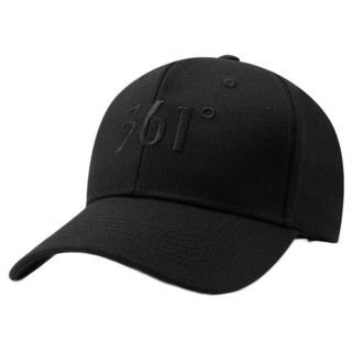 361° 中性运动棒球帽 经典黑标