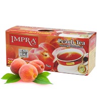 斯里兰卡 IMPRA 英伯伦 果味调味 红茶 30袋装 进口下午茶包 锡兰红茶 桃子 60g