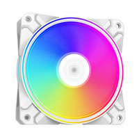 DEEPCOOL 九州风神 魔影 CF120 PLUS WH ARGB 120mm 机箱散热风扇 白色 单个装