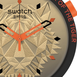 swatch 斯沃琪 BIG BOLD玩大点系列 2022年生肖虎特别限定款 47毫米腕表 SB03Z102