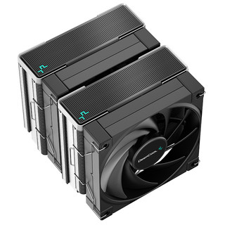 DEEPCOOL 九州风神 冰立方 AK620 160mm 双塔 风冷散热器 黑色