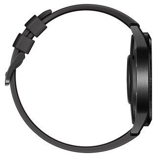 HUAWEI 华为 WATCH GT2 蓝牙版 智能手表 46mm 黑色钛合金表壳 黑色橡胶表带 (北斗、GPS、血氧)