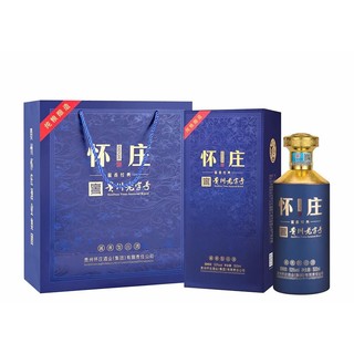 怀庄 贵州老字号 53%vol 酱香型白酒 500ml*6瓶 整箱装