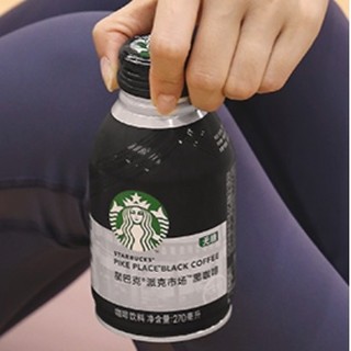 STARBUCKS 星巴克 派克市场 0糖0脂肪 黑咖啡饮料 270ml*12瓶