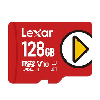米粉节：Lexar 雷克沙 PLAY Micro-SD存储卡 128GB（USH-I、V10、U1、A1）
