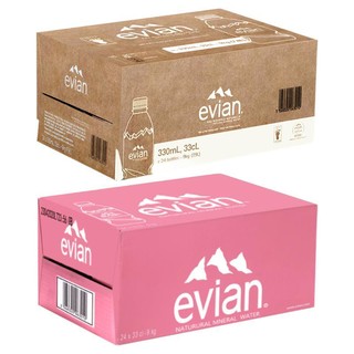 evian 依云 矿泉水 330ml*24瓶