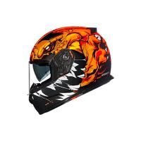 FASEED FS-817 摩托车头盔 全盔 橘怪兽 L码